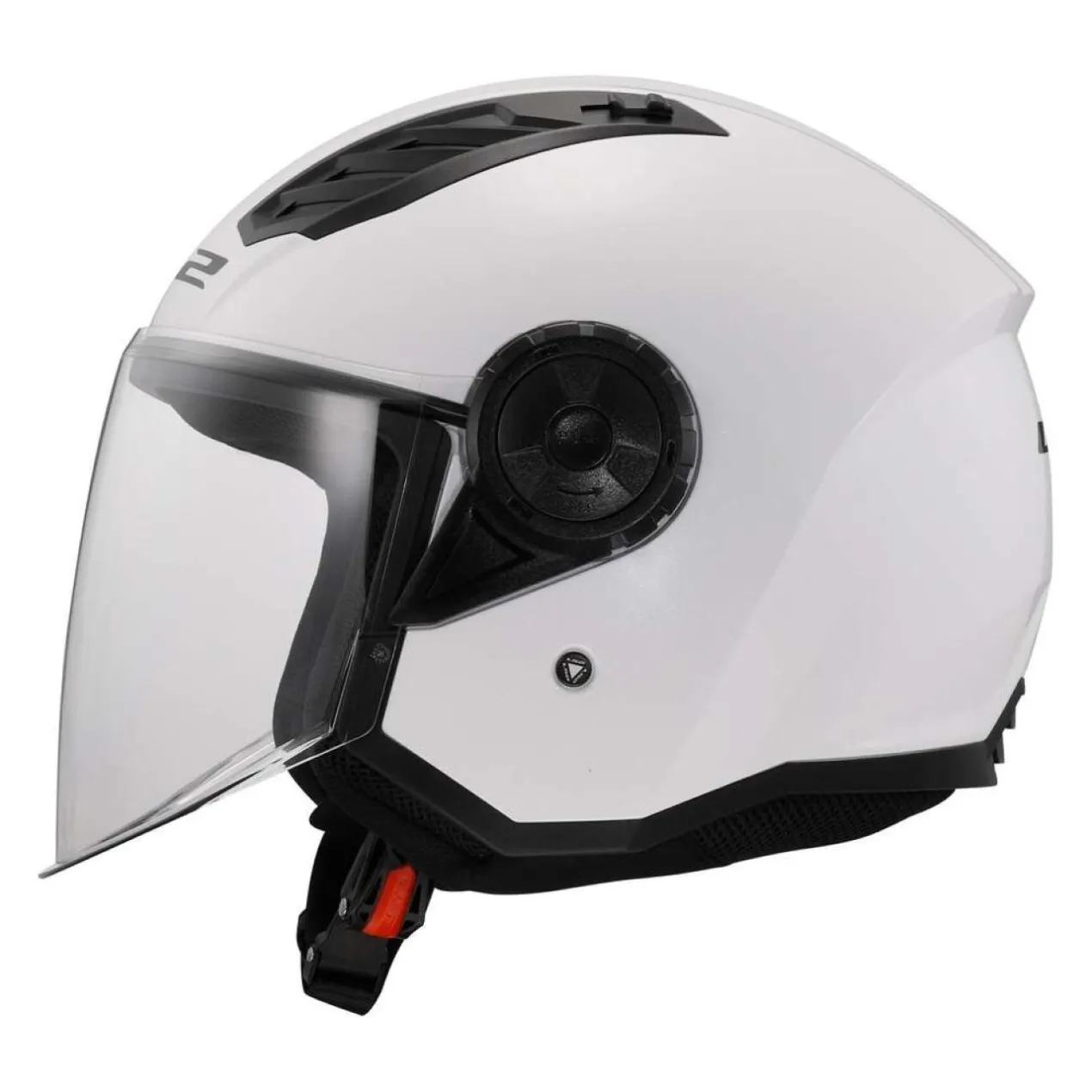 Casco Jet Ls2 Of616 Airflow II Solid Gloss White