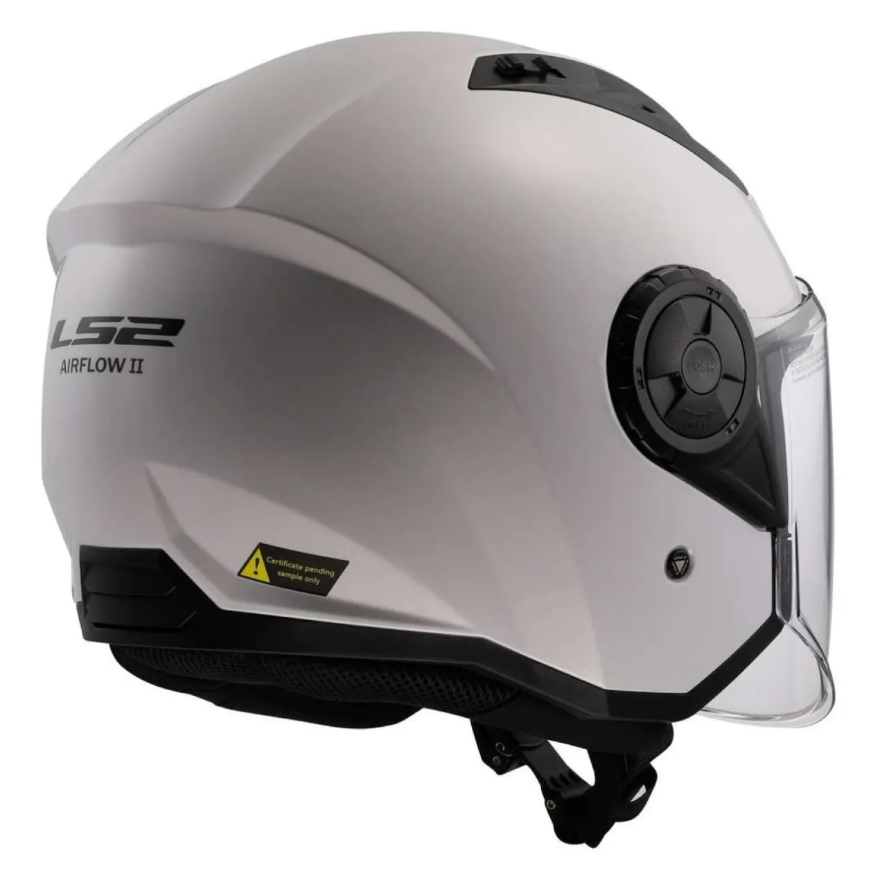 Casco Jet Ls2 Of616 Airflow II Solid Gloss White