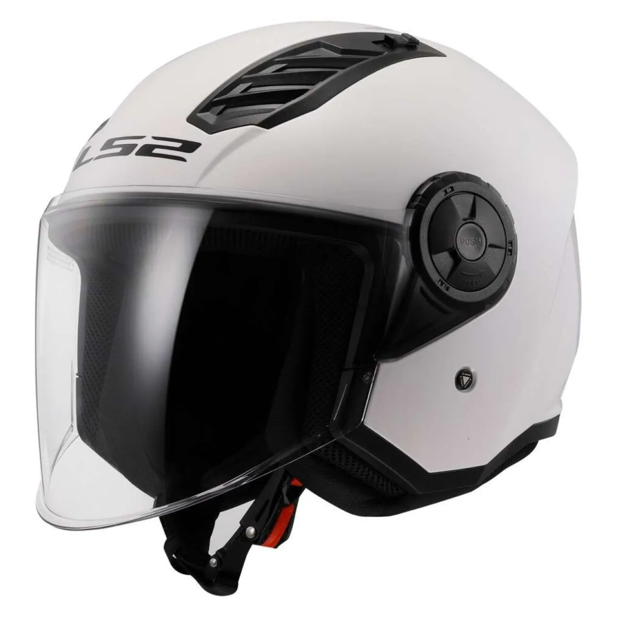 Casco Jet Ls2 Of616 Airflow II Solid Gloss White