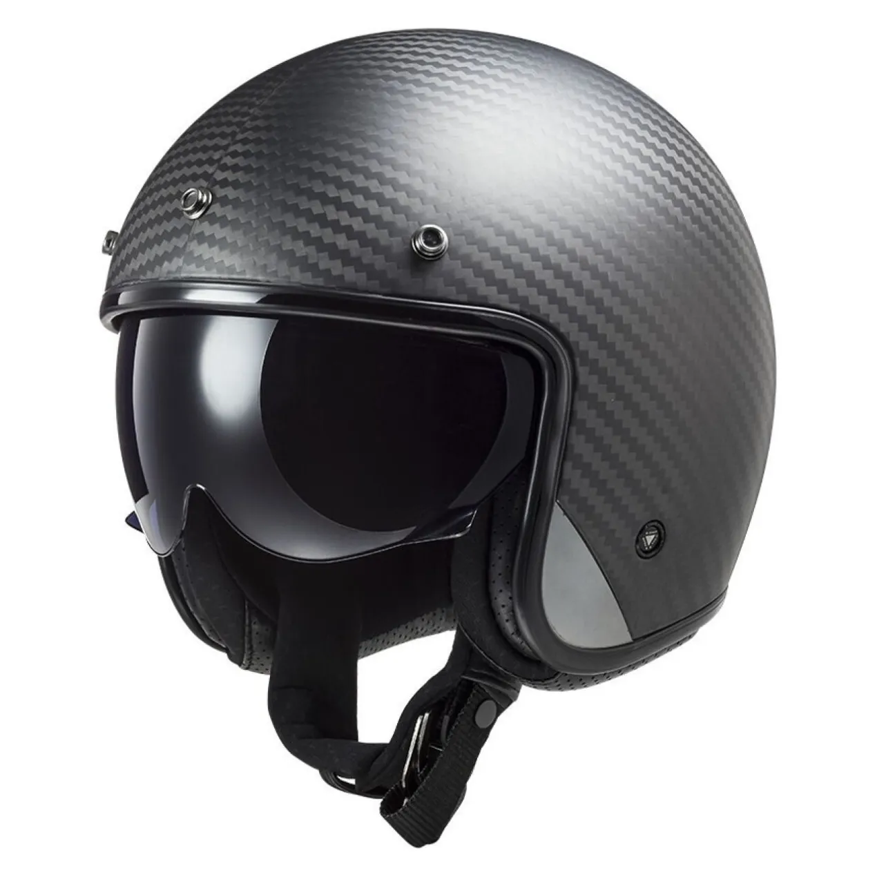 Casco Jet Ls2 Of601 Bob II Carbon Carbon