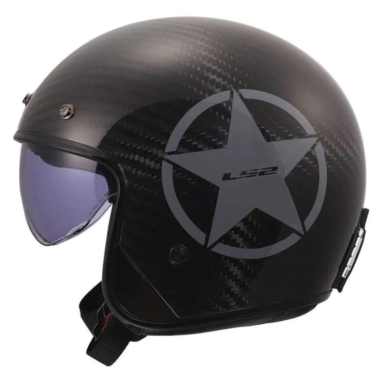 Casco Jet Ls2 Of601 Bob II C Star Grey