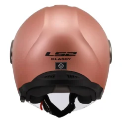 Casco Jet Ls2 Of620 Classy Solid Matt Gold Pink