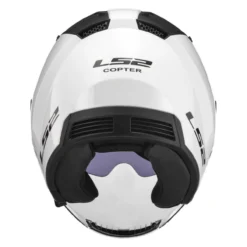 Casco Jet Ls2 Of600 Copter II Solid Gloss White