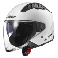 Casco Jet Ls2 Of600 Copter II Solid Gloss White