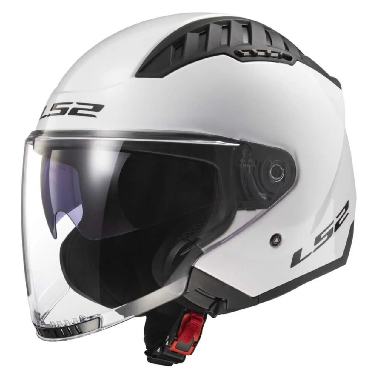 Casco Jet Ls2 Of600 Copter II Solid Gloss White
