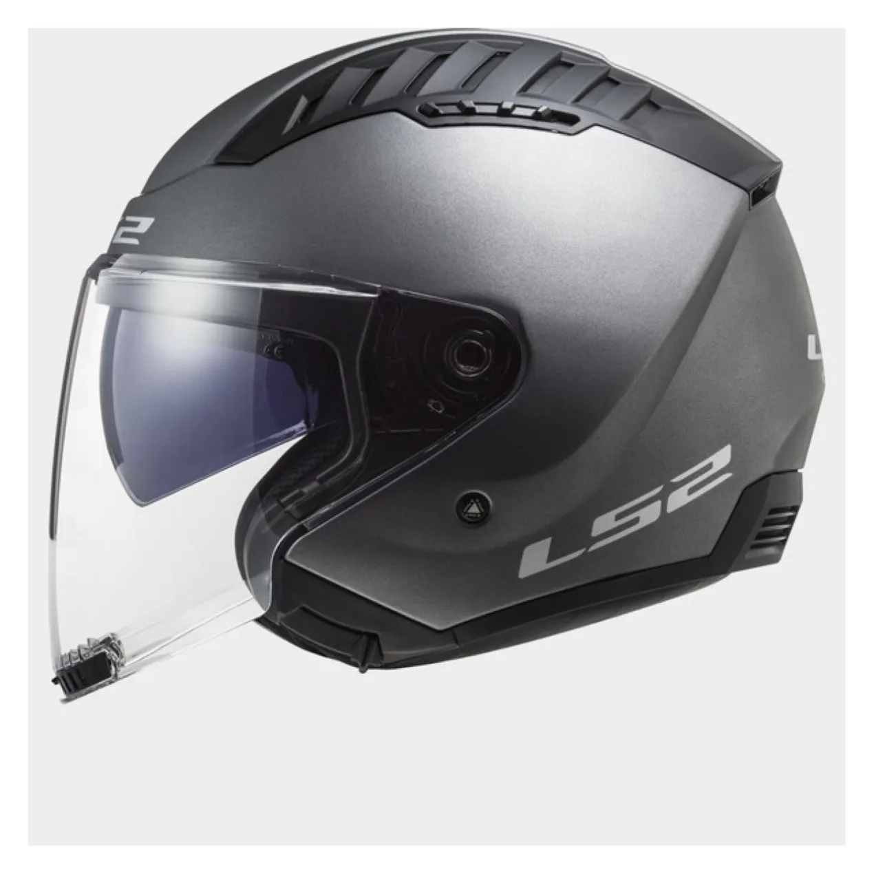 Casco Jet Ls2 Of600 Copter II Solid Matt Titanium