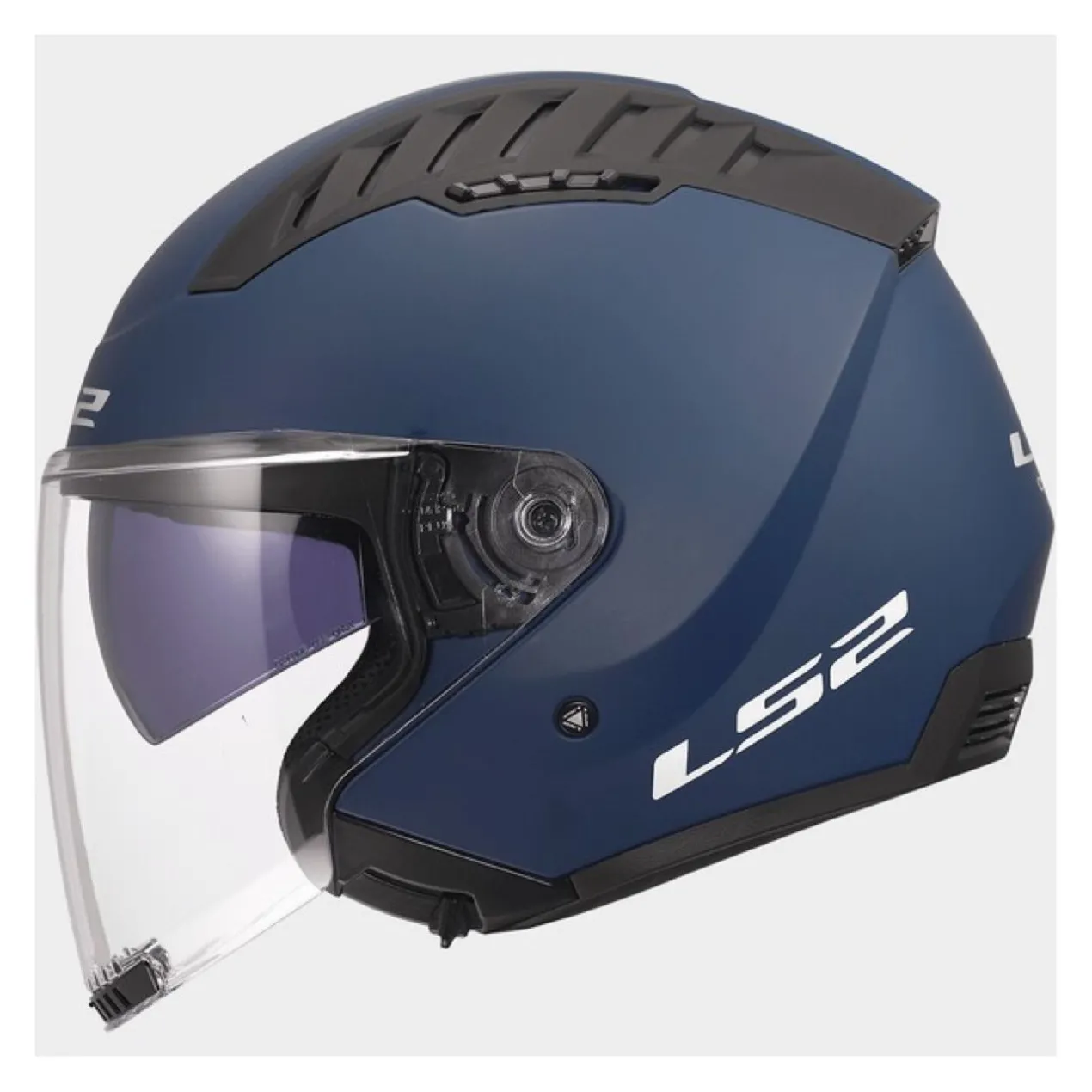 Casco Jet Ls2 Of600 Copter II Solid Matt Navy Blue