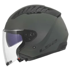 Casco Jet Ls2 Of600 Copter II Solid Military Green