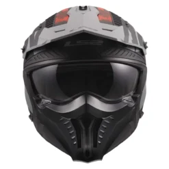 Casco Jet Ls2 Of606 Drifter Gas Grey Red