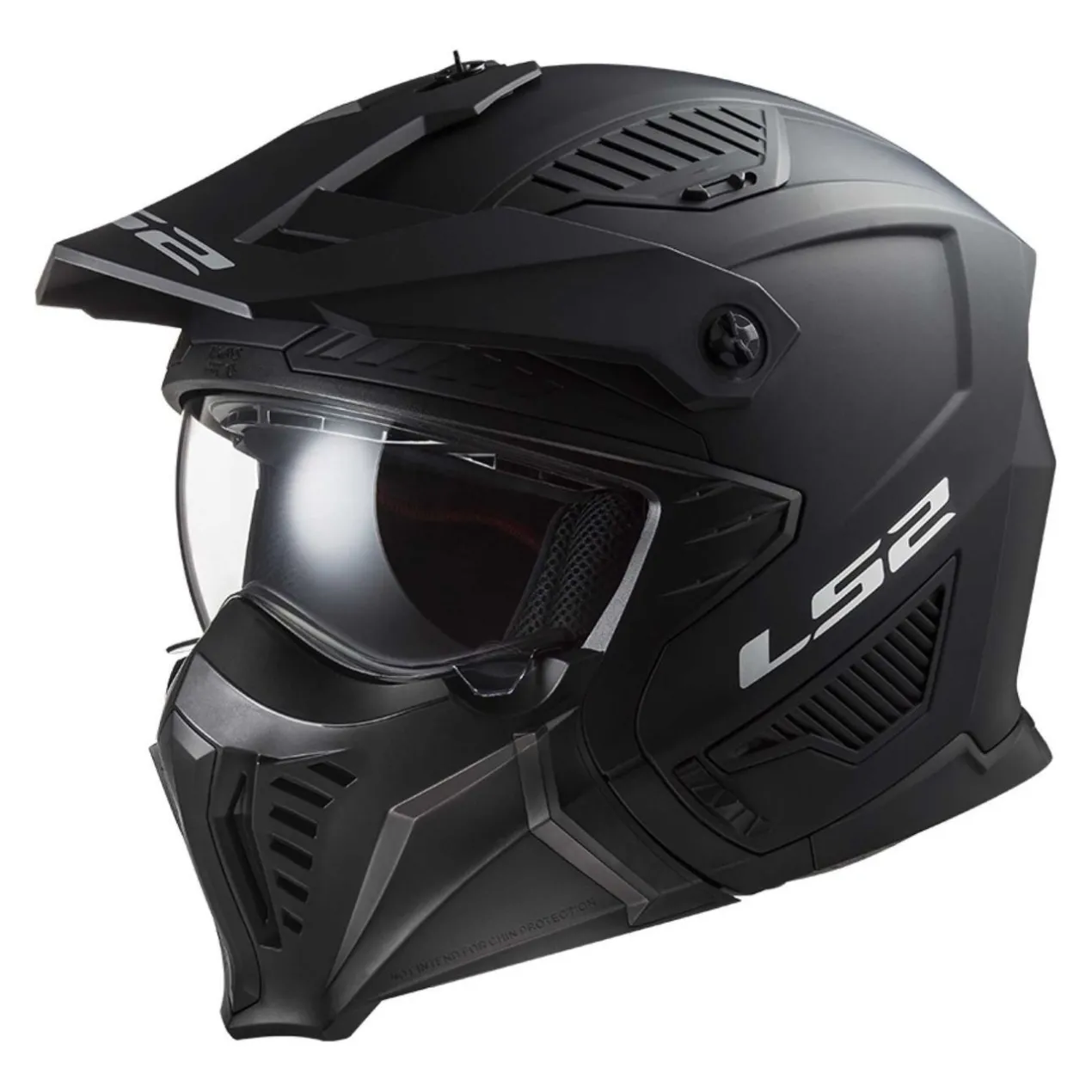 Casco Jet Ls2 Of606 Drifter Solid Matt Black