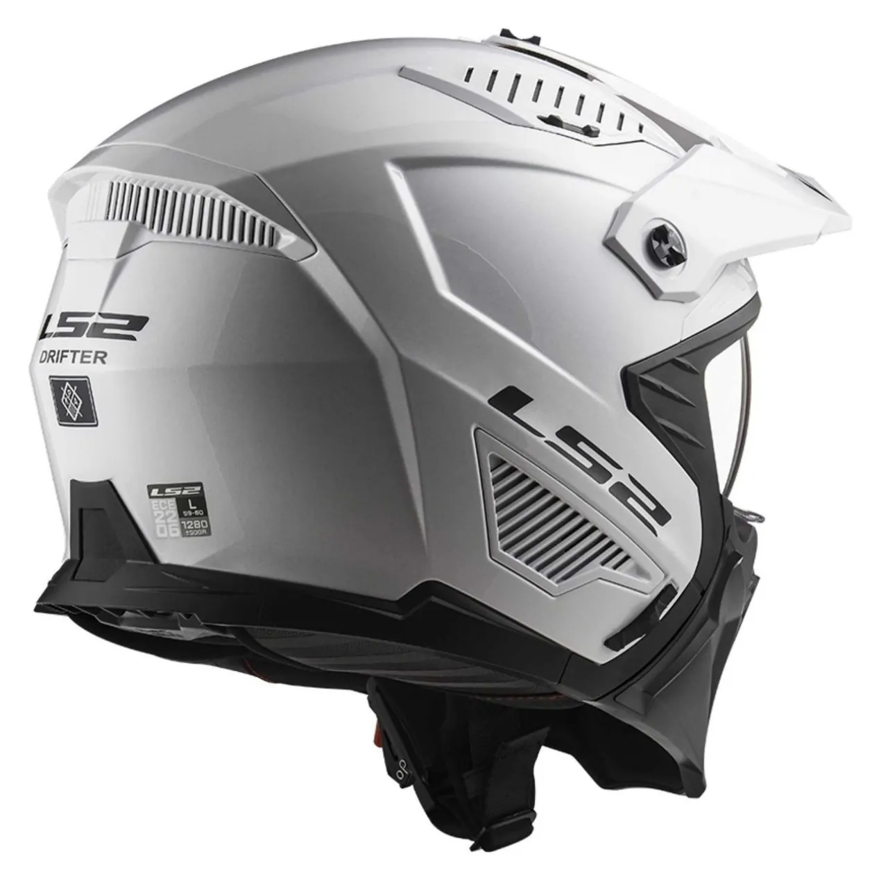 Casco Jet Ls2 Of606 Drifter Solid White