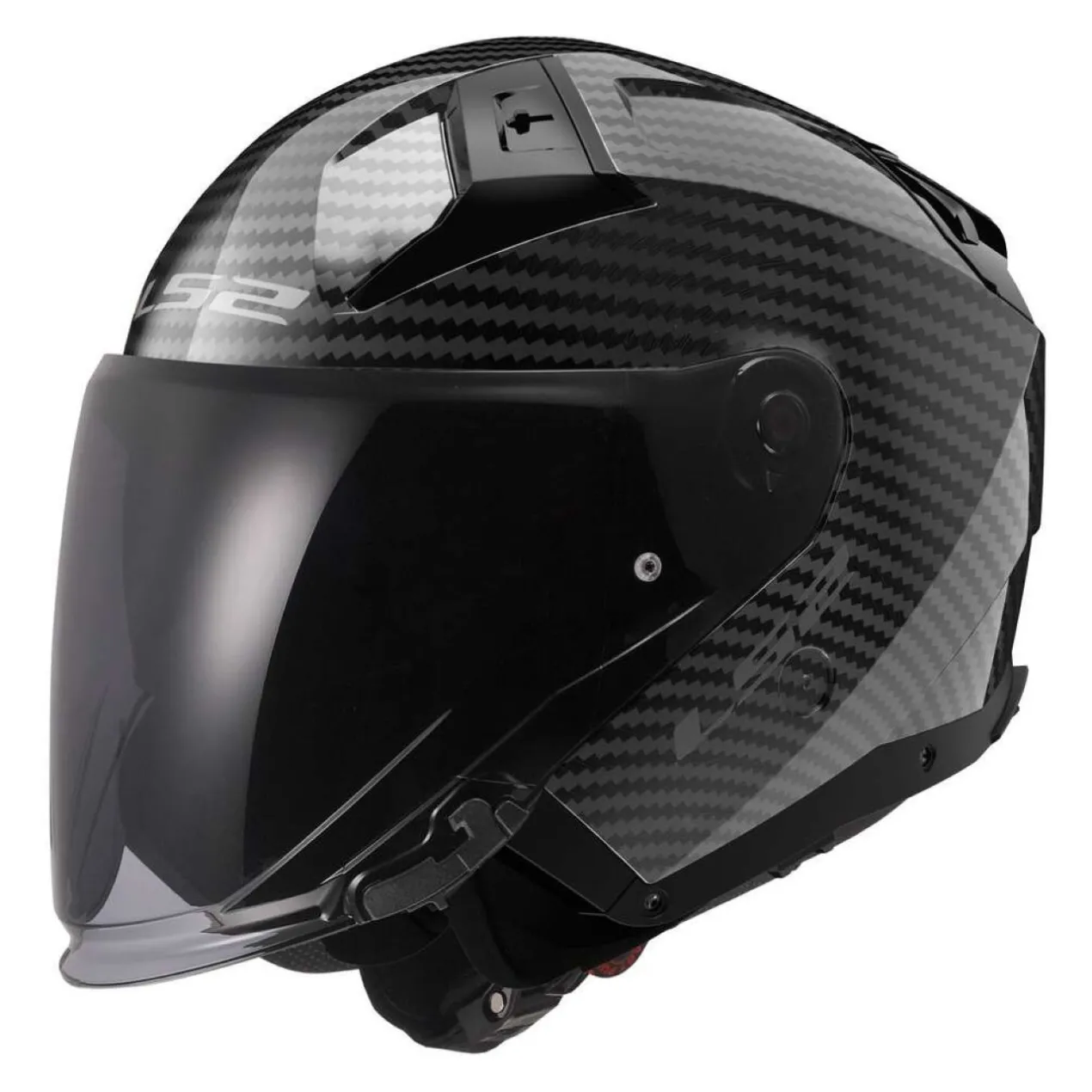 Casco Jet Ls2 Of603 Infinity II Carbon Gloss Carbon