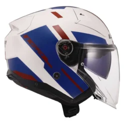 Casco Jet Ls2 Of603 Infinity II Focus White Blue Red