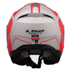 Casco Jet Ls2 Of603 Infinity II Focus Grey Red