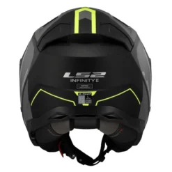 Casco Jet Ls2 Of603 Infinity II Focus M.black H-v Yell.
