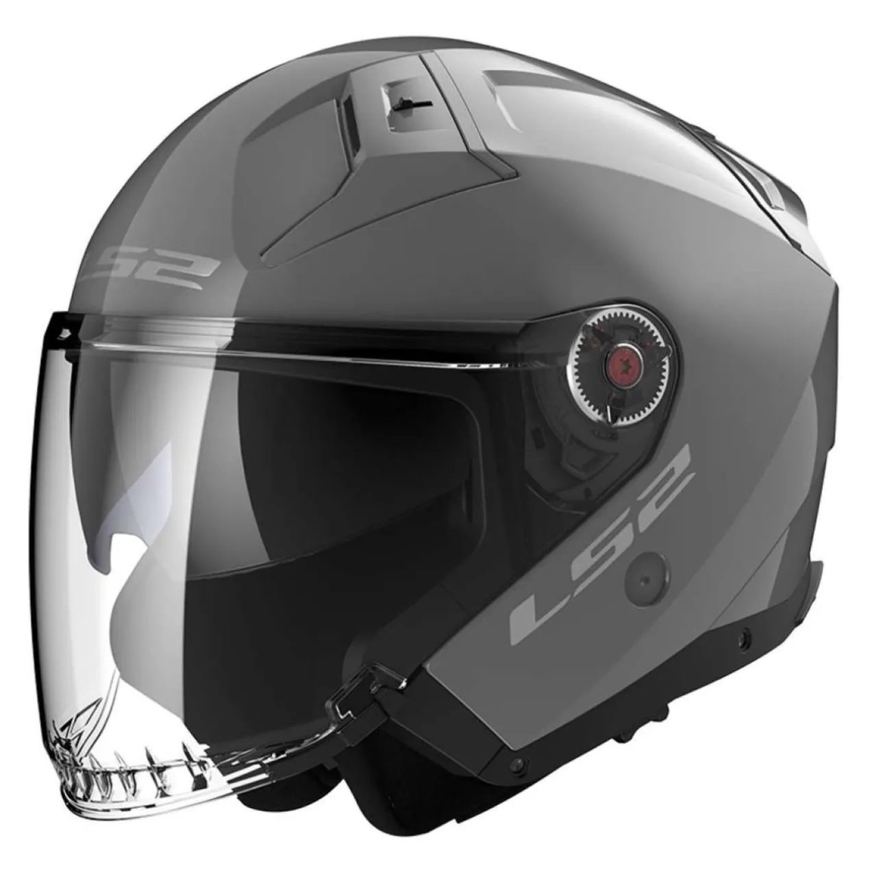 Casco Jet Ls2 Of603 Infinity II Solid Nardo Grey
