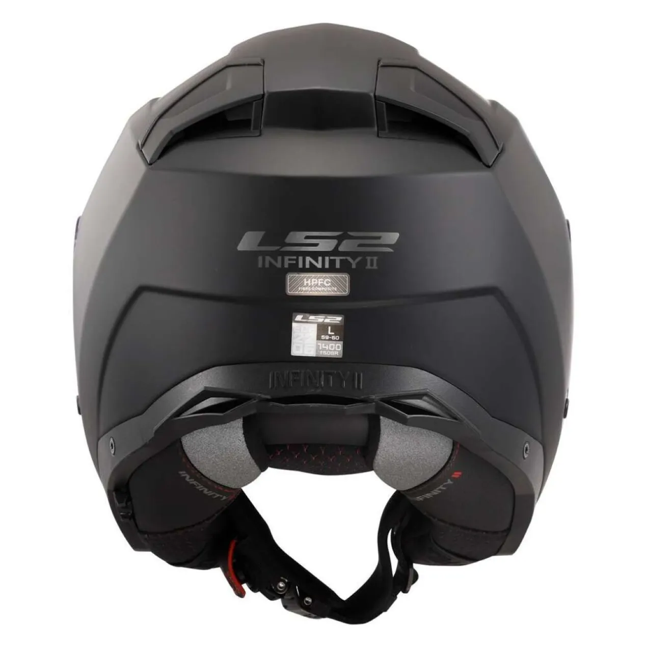 Casco Jet Ls2 Of603 Infinity II Solid Matt Black