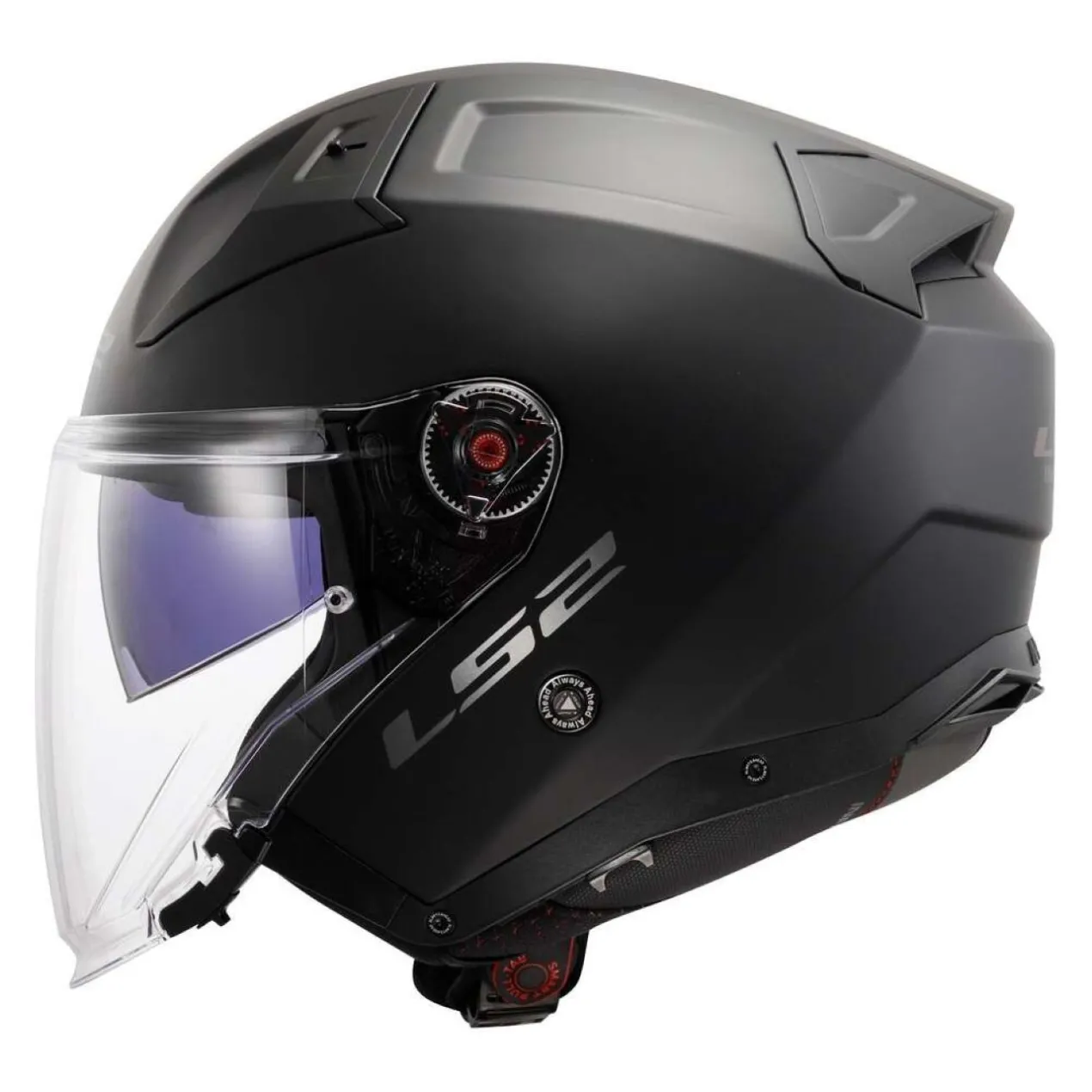 Casco Jet Ls2 Of603 Infinity II Solid Matt Black