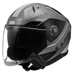 Casco Jet Ls2 Of603 Infinity II Veyron Gl.grey White