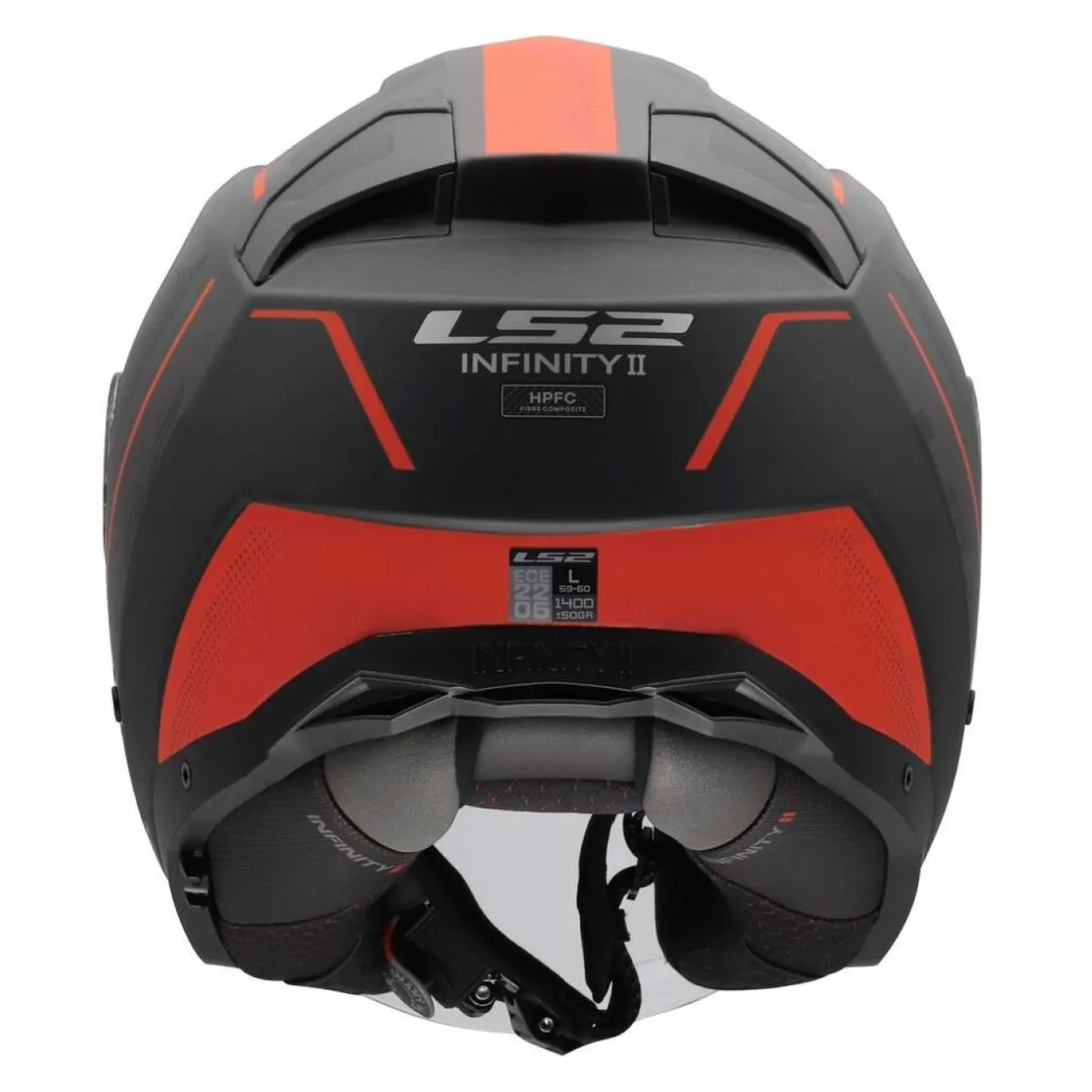 Casco Jet Ls2 Of603 Infinity II Veyron Black Grey Red