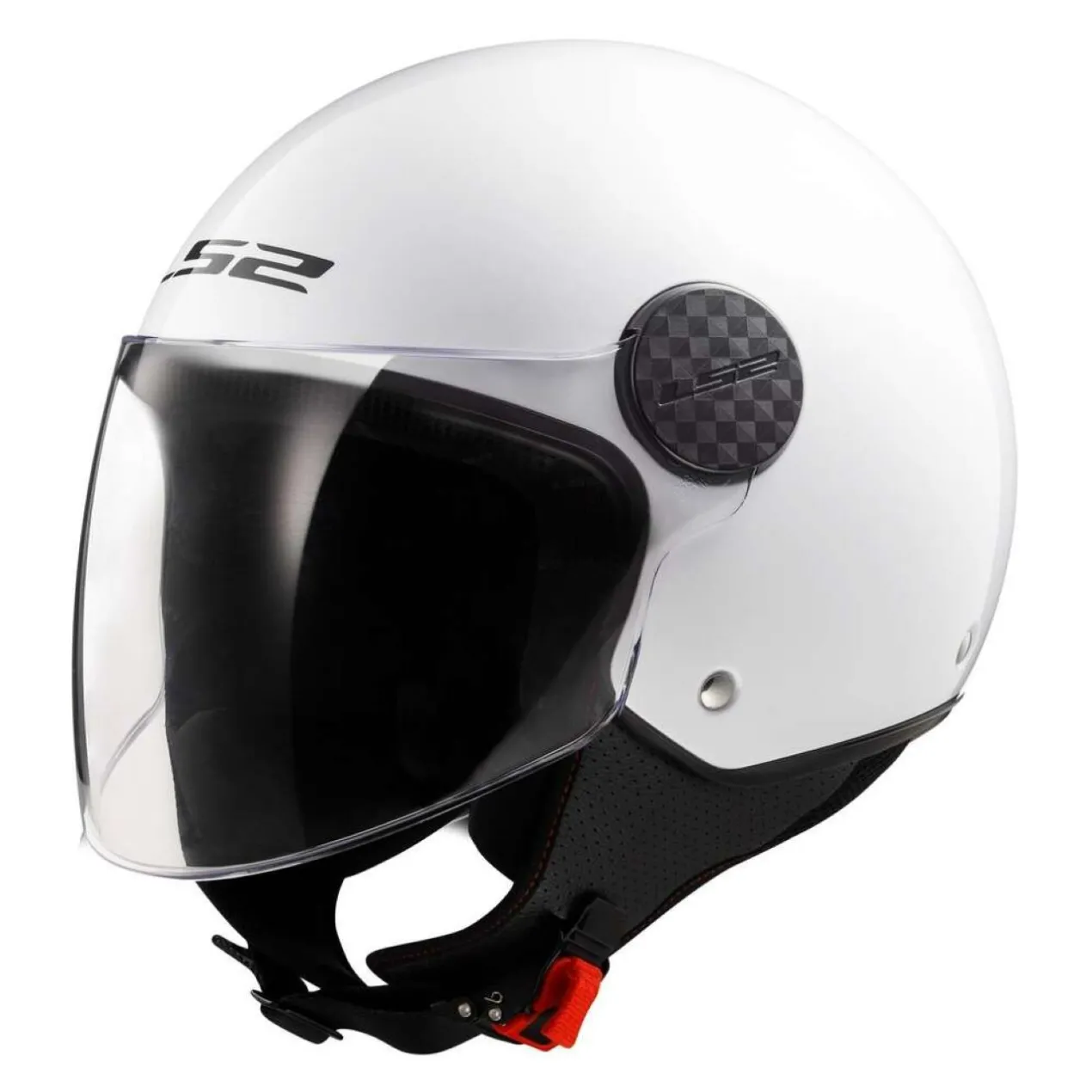 Casco Jet Ls2 Of558 Sphere II Solid Gloss White