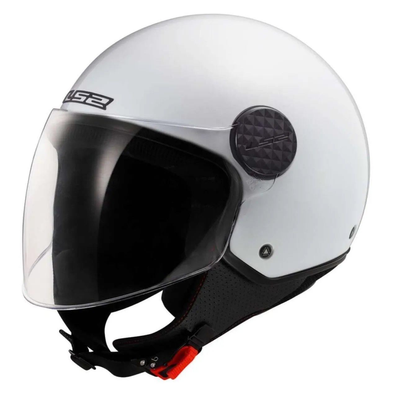 Casco Jet Ls2 Of558 Sphere Lux II Solid Gloss White