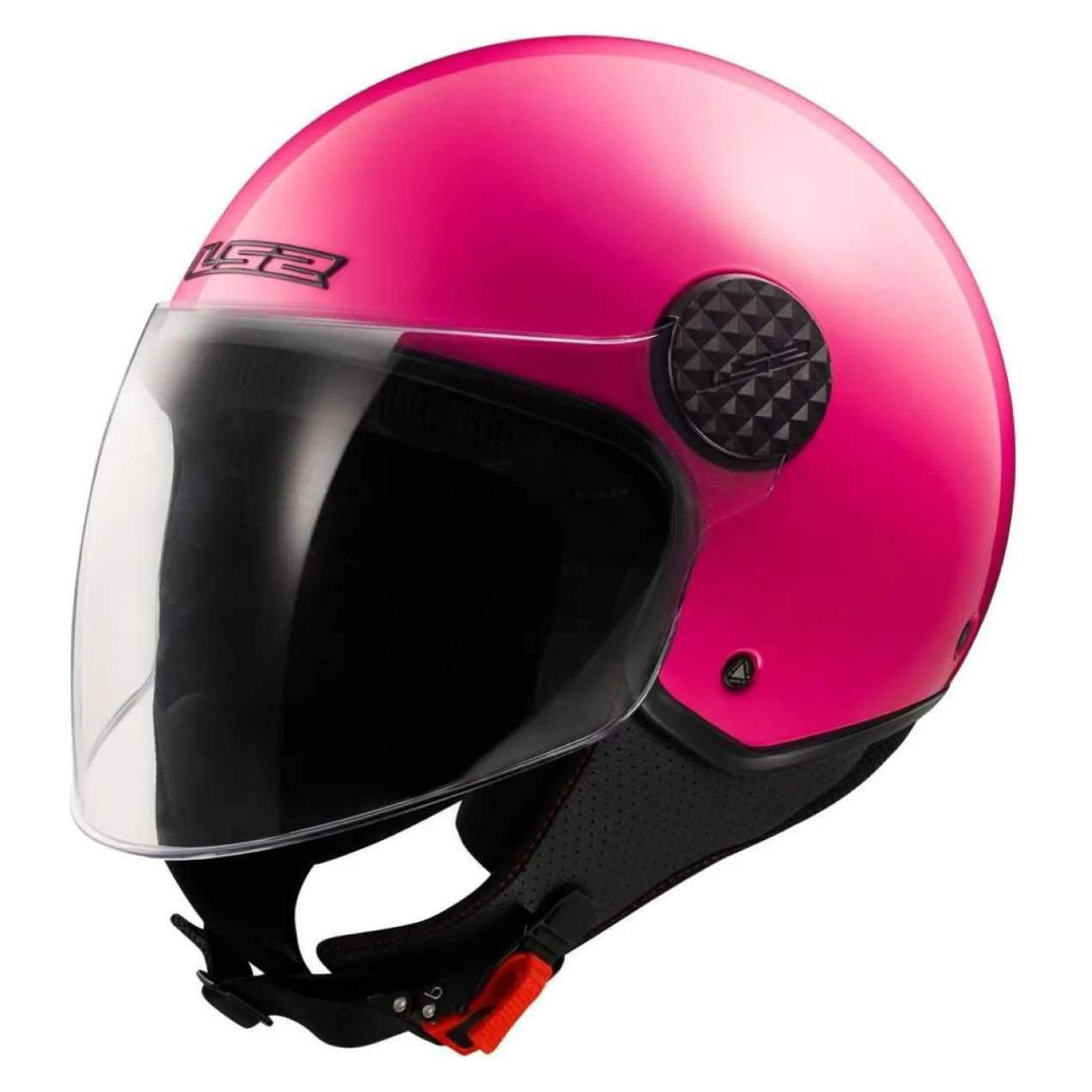 Casco Jet Ls2 Of558 Sphere Lux II Solid Fluo Pink
