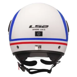 Casco Jet Ls2 Of558 Sphere Lux II Urby White Blue Red