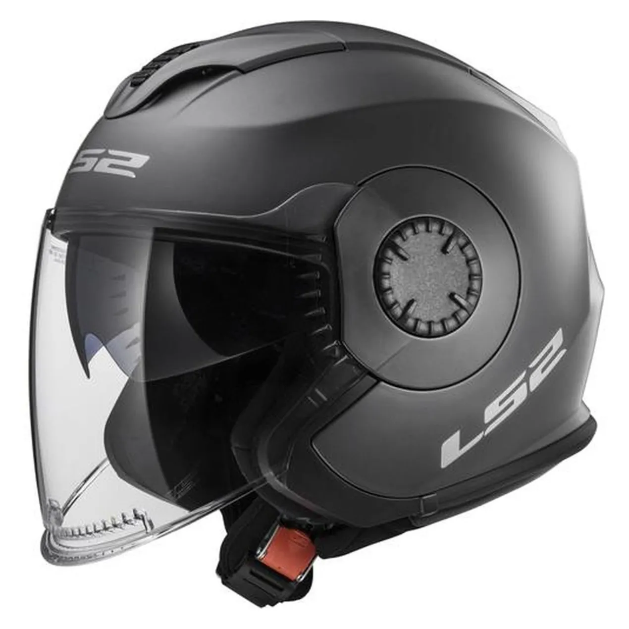 Casco Jet Ls2 Of570 Verso Doppia Visiera Matt Titanium