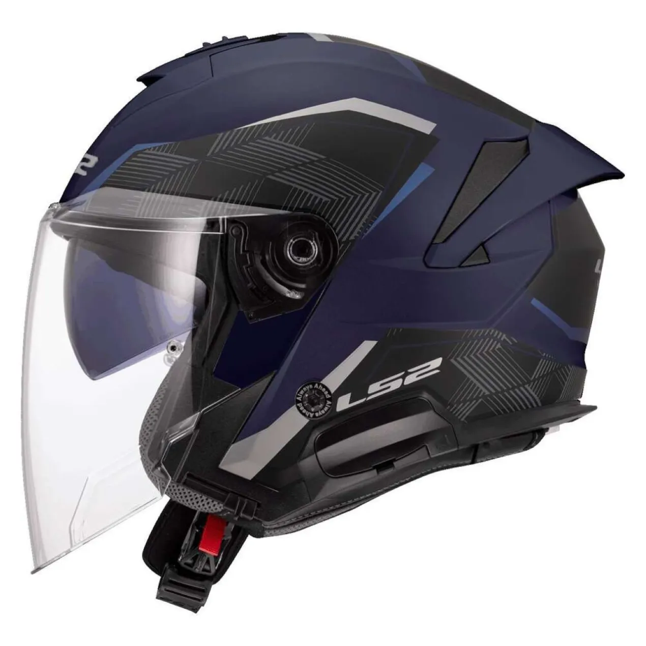 Casco Jet Ls2 Of618 Verso II Air Navy Blue