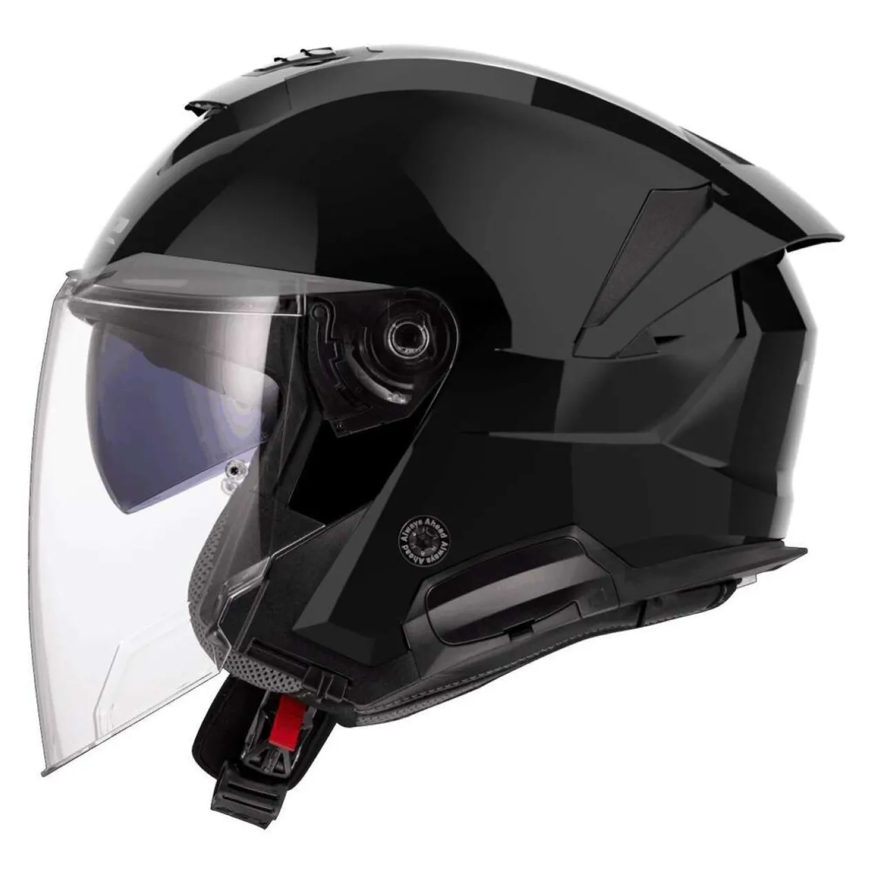 Casco Jet Ls2 Of618 Verso II Solid Gloss Black