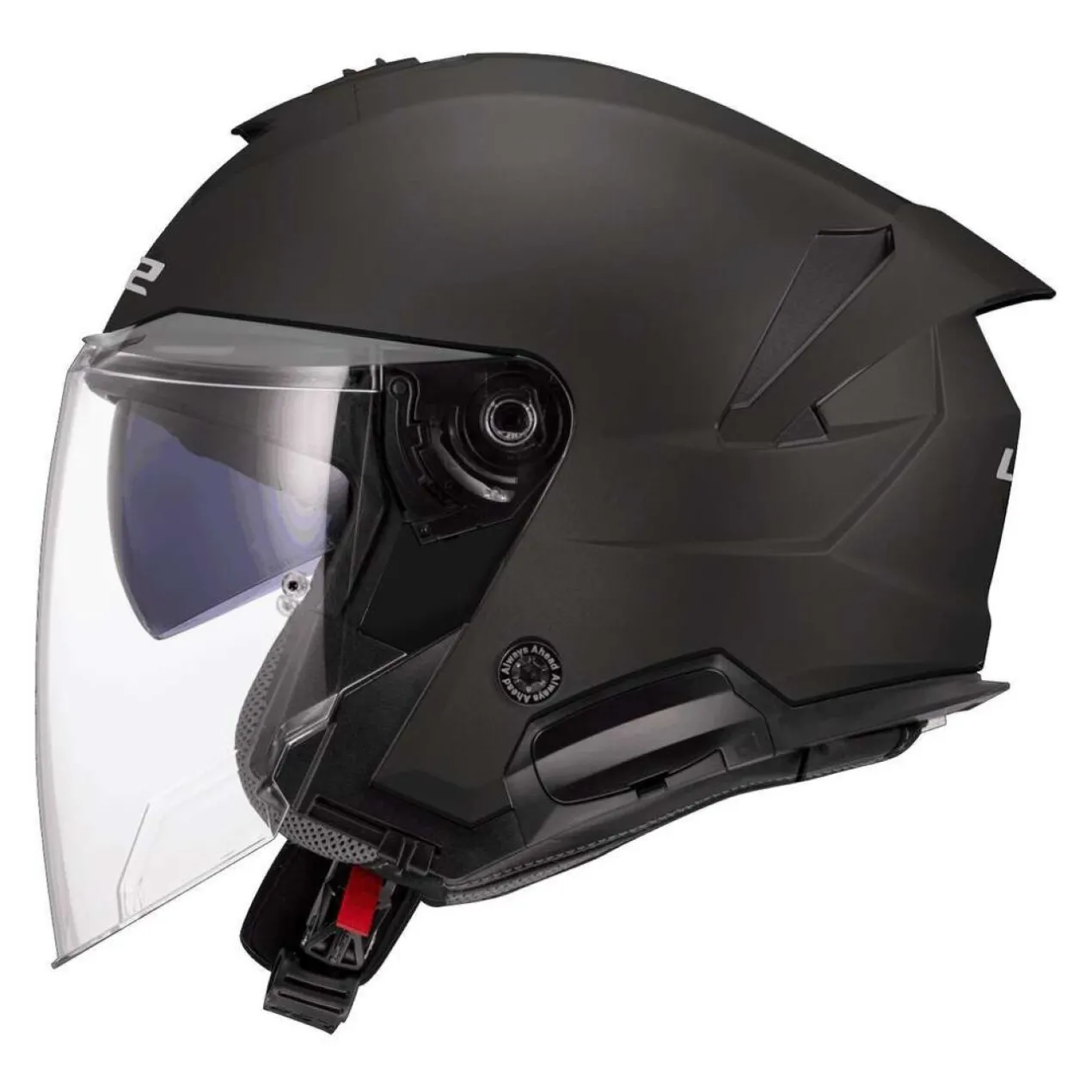 Casco Jet Ls2 Of618 Verso II Solid Matt Black