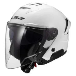 Casco Jet Ls2 Of618 Verso II Solid White