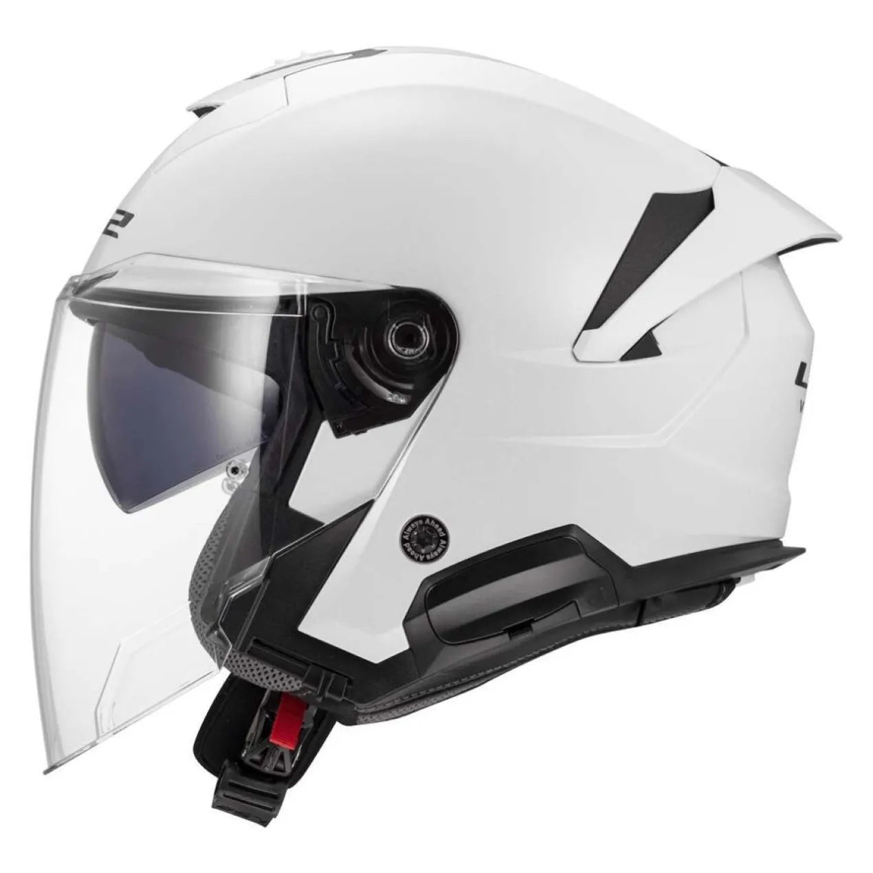 Casco Jet Ls2 Of618 Verso II Solid White