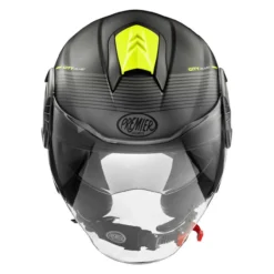 Casco Jet Premier Cool Evo Nero Giallo