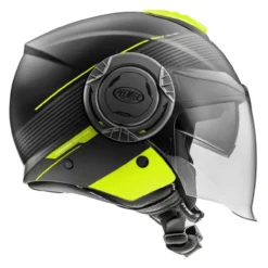 Casco Jet Premier Cool Evo Nero Giallo