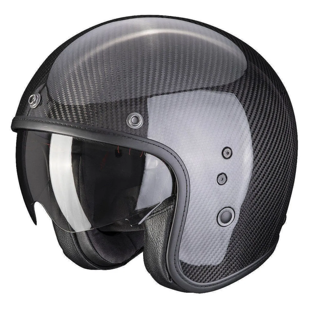 Casco Jet Scorpion Belfast Carbon Evo Black