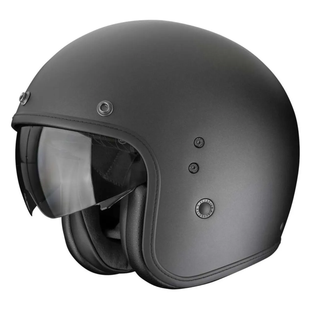Casco Jet Scorpion Belfast Evo Nero Perla Opaco