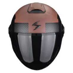 Casco Jet Scorpion Exo-city II Sheer Marrone Nero Opaco