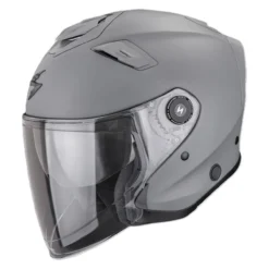 Casco Jet Scorpion Exo-gt Jet Grigio Cemento Opaco