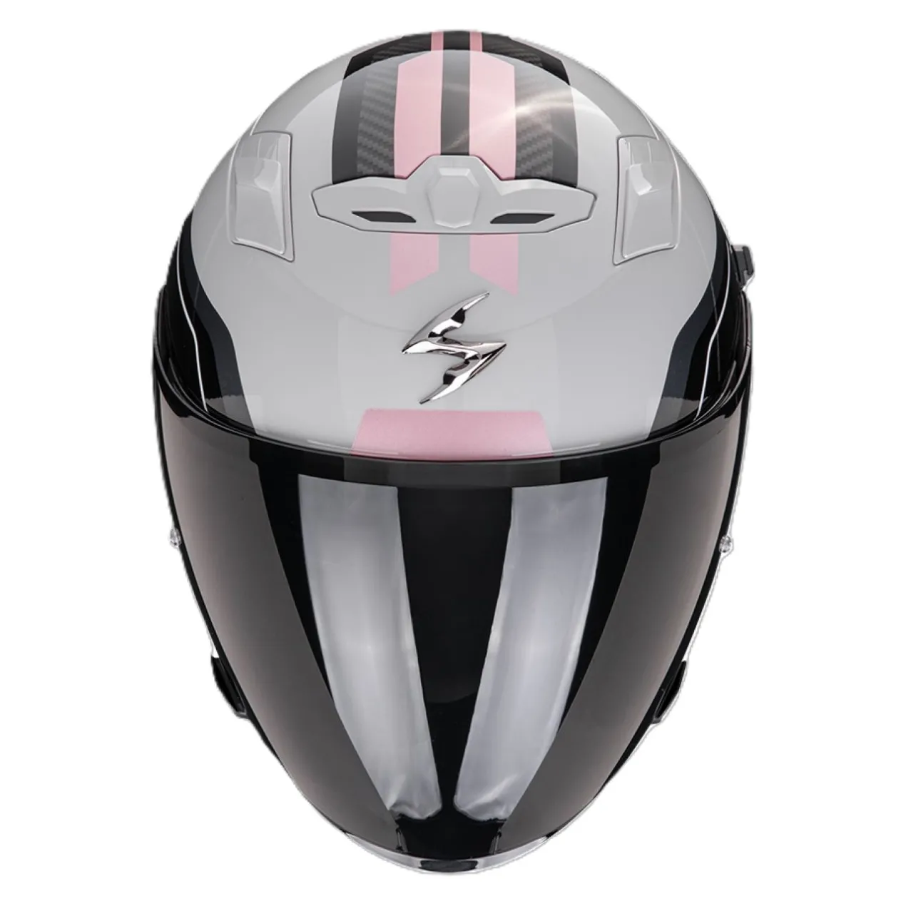 Casco Jet Scorpion Exo-230 Hipe Grigio Rosa
