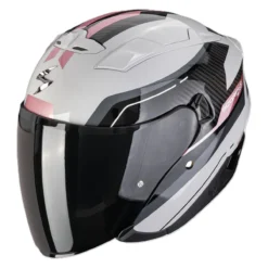 Casco Jet Scorpion Exo-230 Hipe Grigio Rosa