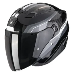 Casco Jet Scorpion Exo-230 Hipe Nero Argento