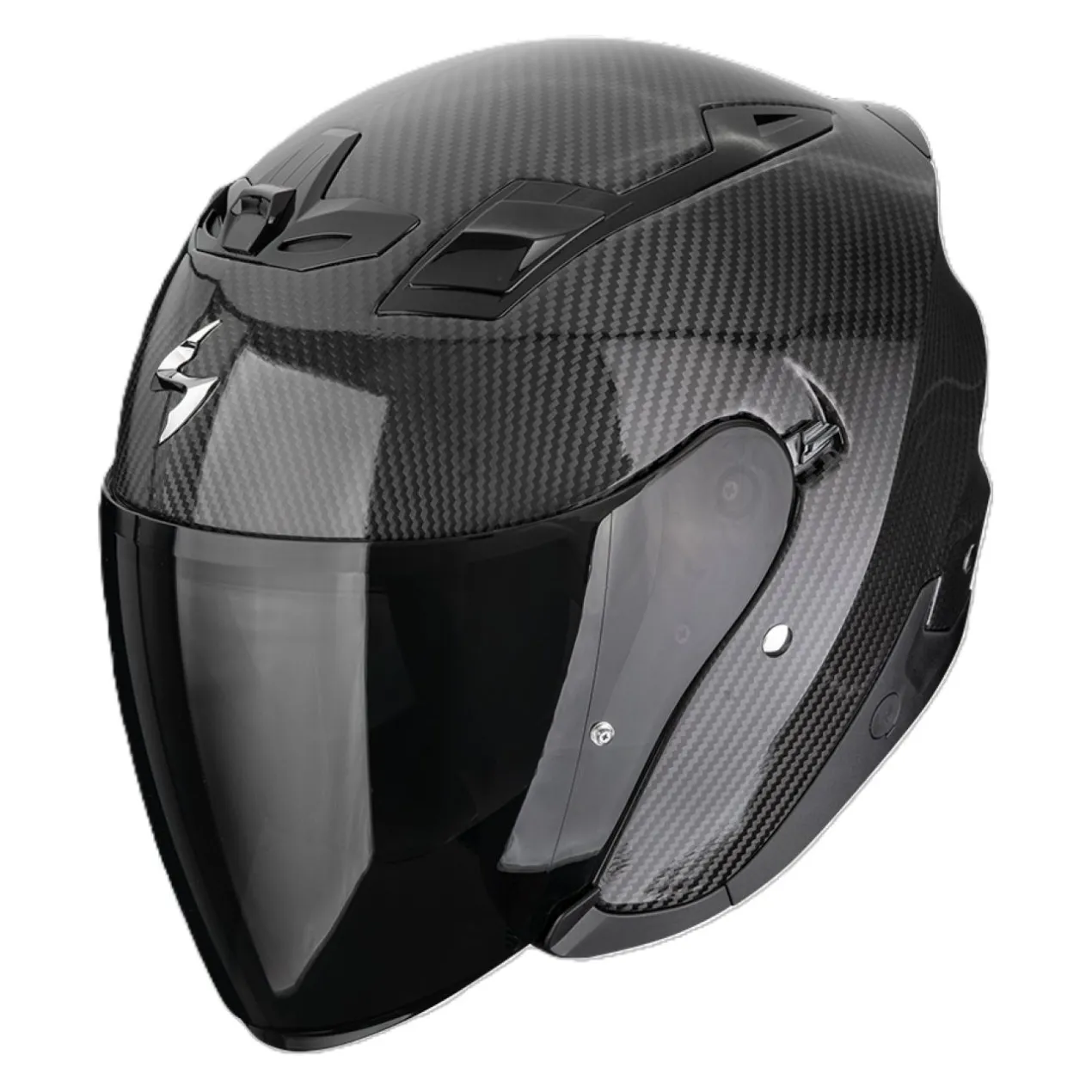 Casco Jet Scorpion Exo-z1 Carbon Solid Nero
