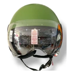 Casco Jfm Demi Jet Monocolore Verde Opaco