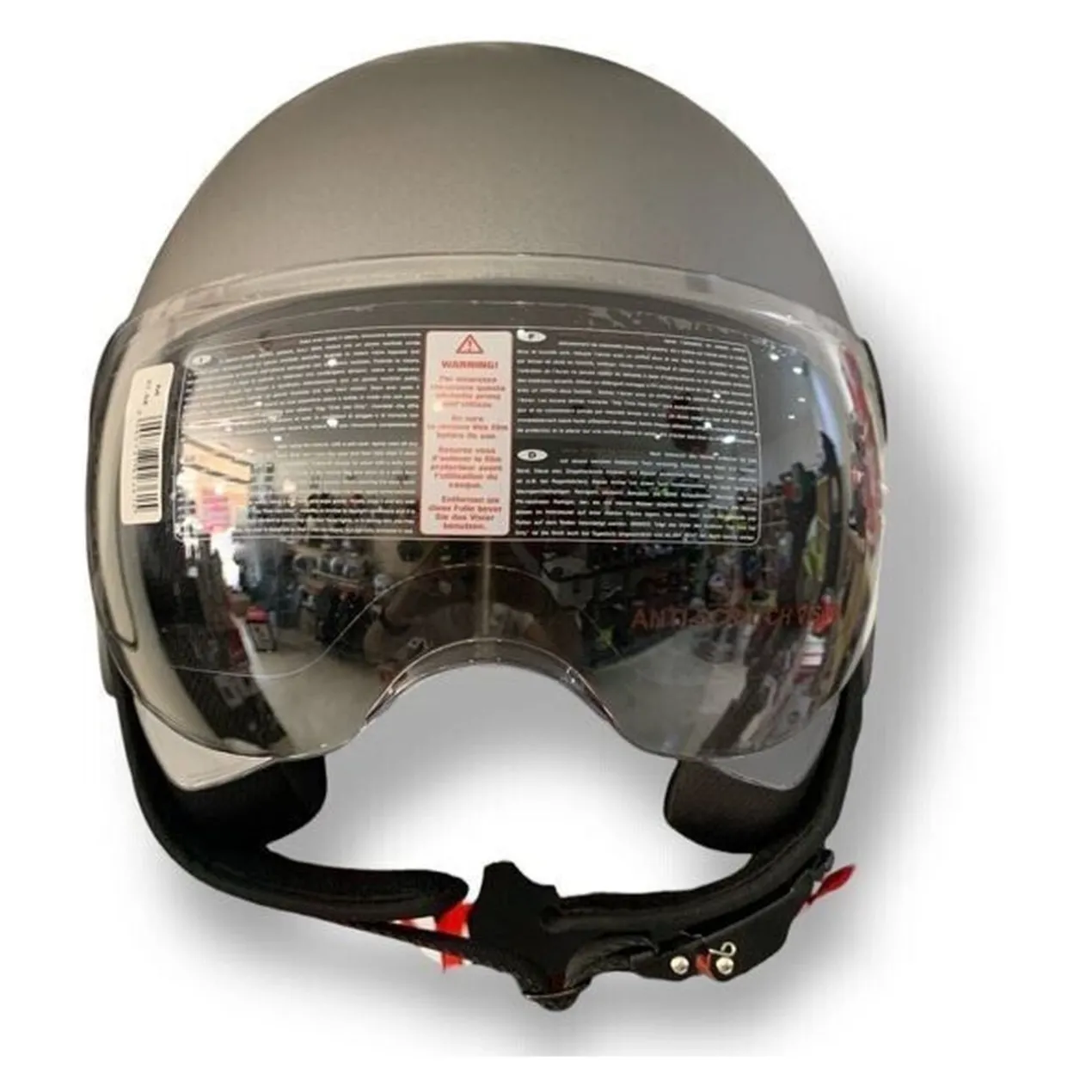 Casco Jfm Demi Jet Monocolore Antrcite Opaco