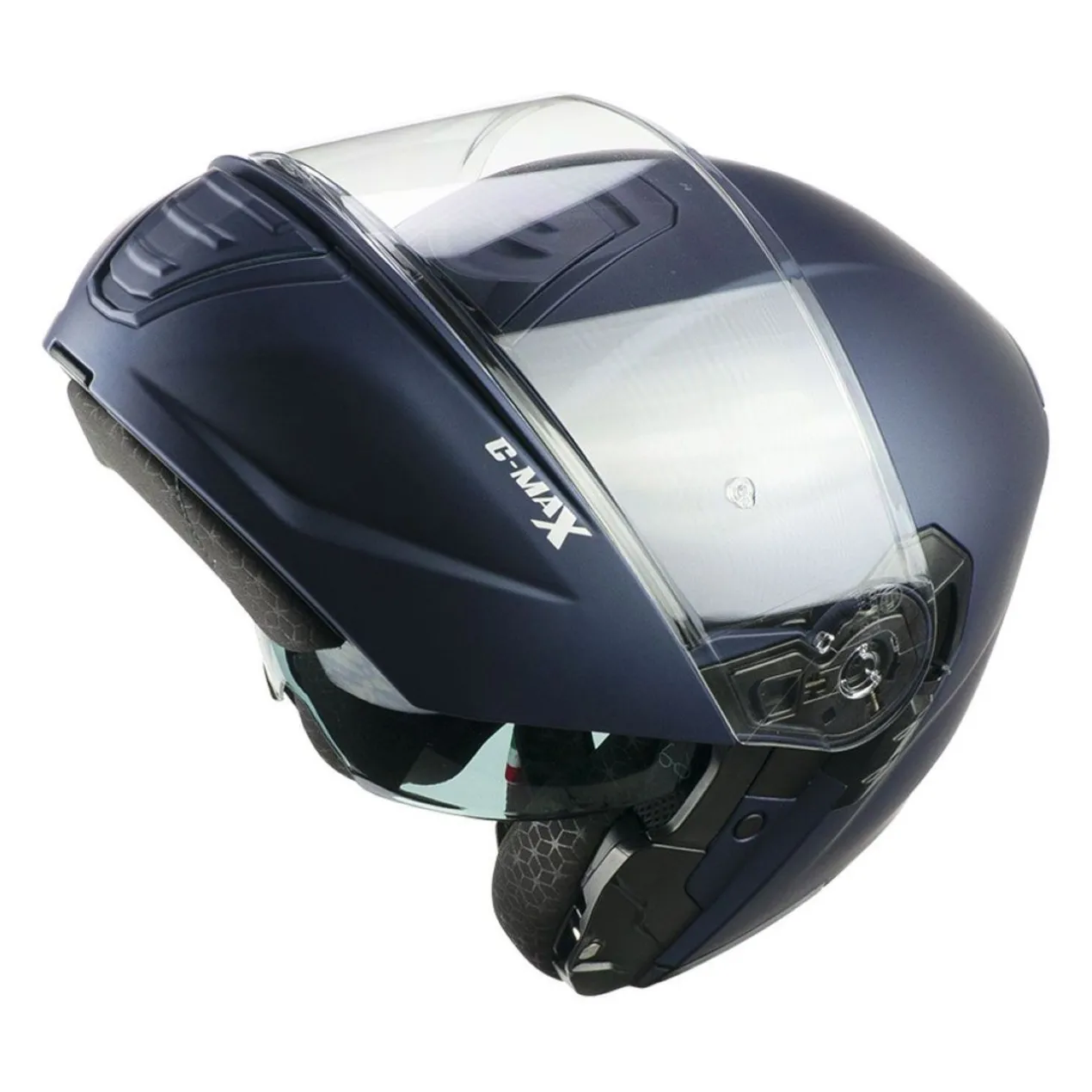 Casco Modulare Cgm 569a C-max Mono Blu Satinato
