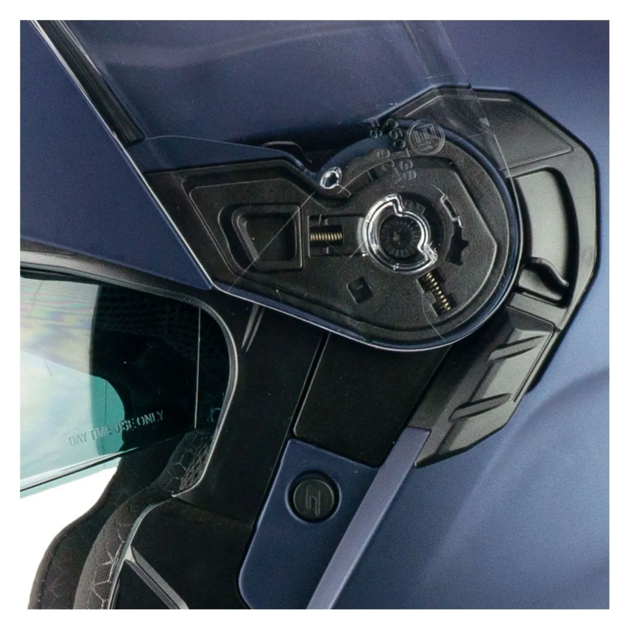 Casco Modulare Cgm 569a C-max Mono Blu Satinato