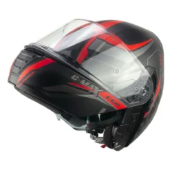Casco Modulare Cgm 569g C-max City Nero Rosso Opaco