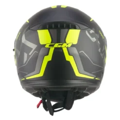 Casco Modulare Cgm 569g C-max City Nero Giallo Fluo Opa